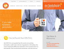 Tablet Screenshot of edelsteincpa.com